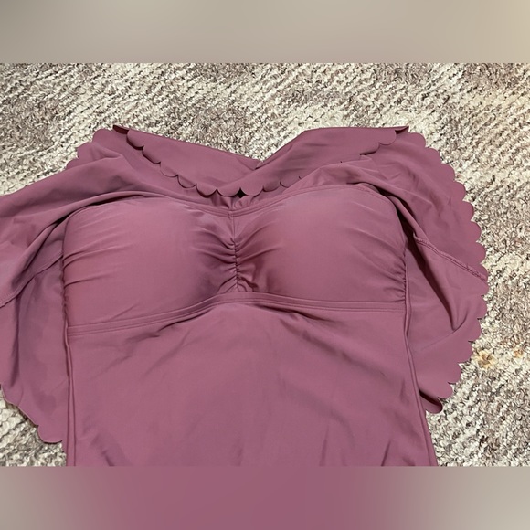 NWT Kona Sol Mauve One Piece Swim Suit - Picture 4 of 11